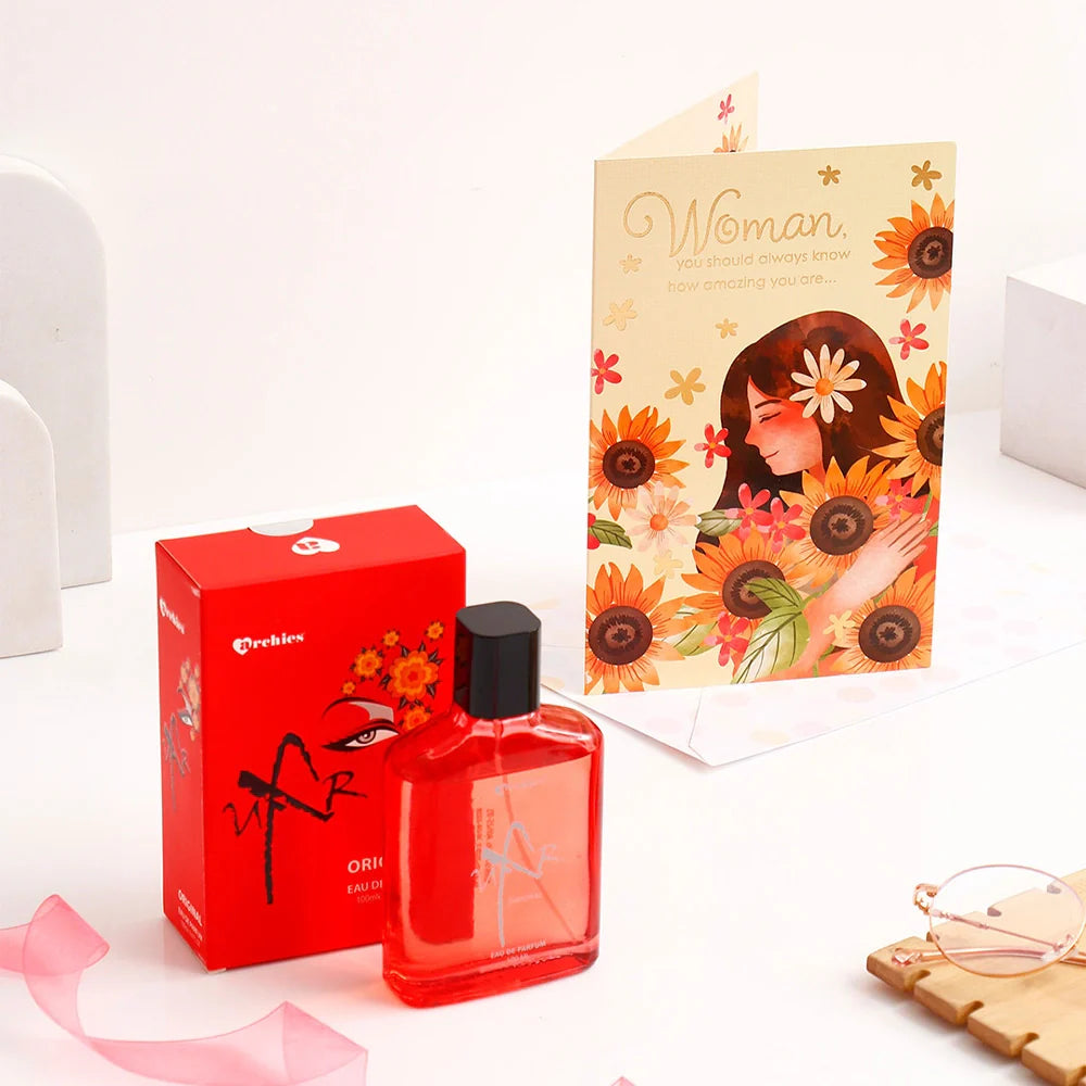 You Are Special Women's Day Card With UXR Perfume