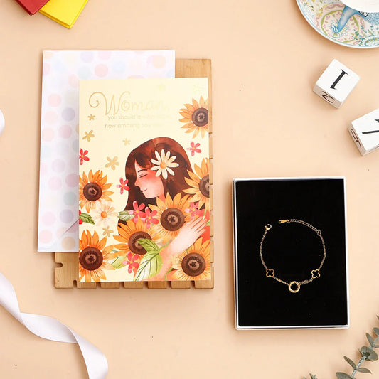 You Are Special Women's Day Greeting Card With Bracelet