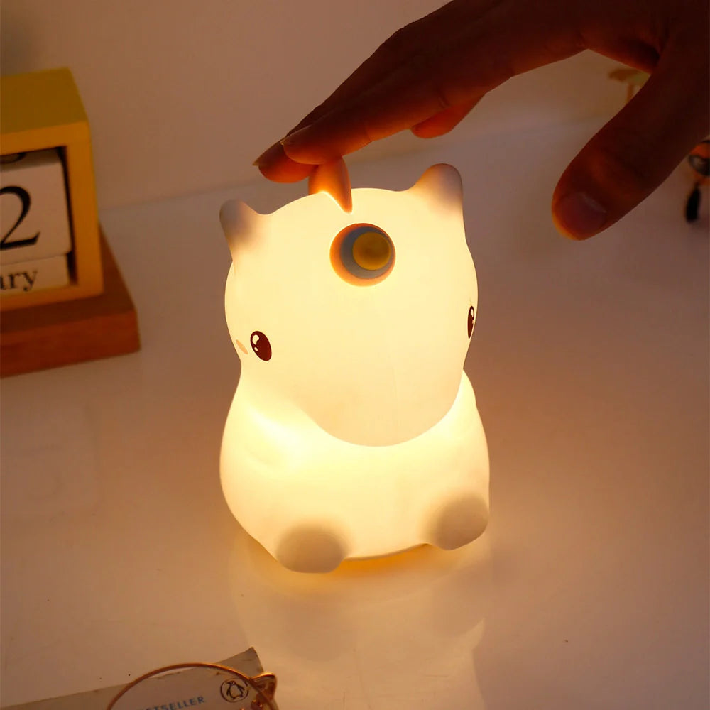 White Unicorn Night Lamp