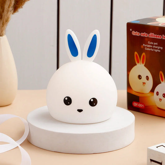 Cute Bunny Silicone Night Lamp