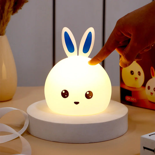 Cute Bunny Silicone Night Lamp
