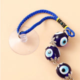Triple Evil Eye Hanging With Double Bells