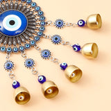 Evil Eye Chakra Wall Hanging With Bells