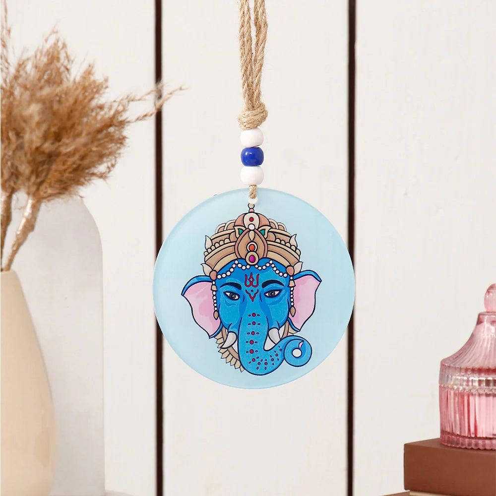 Round Lord Ganesha Hanging