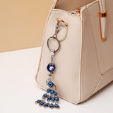 Peacock Evil Eye Keychain