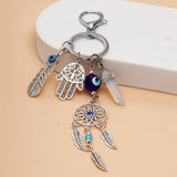 Dream Catcher Evil Eye Keychain
