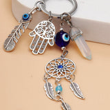 Dream Catcher Evil Eye Keychain