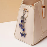Butterfly Evil Eye Keychain