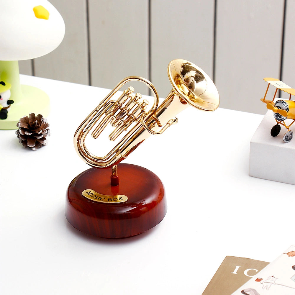 Tuba Trumpet Music Box