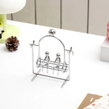 Couple on Swing Metal Showpiece