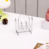 Couple on Swing Metal Showpiece