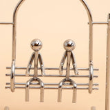 Couple on Swing Metal Showpiece