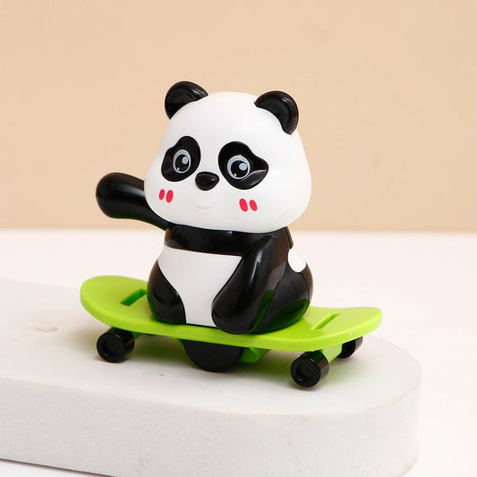 Wind-Up Skating Panda Toy