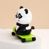 Wind-Up Skating Panda Toy
