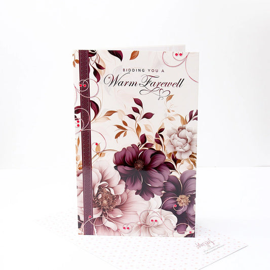 Bidding You A Farewell Jumbo Greeting Card