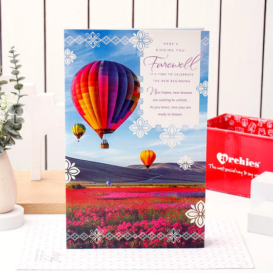 New Beginnings and Farewell Jumbo Greeting Card