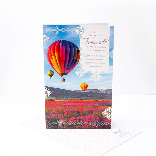 New Beginnings and Farewell Jumbo Greeting Card