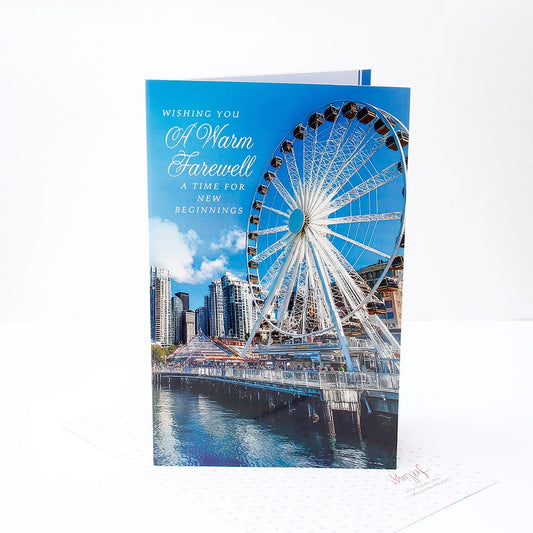 Wishing You A Warm Farewell Jumbo Greeting Card