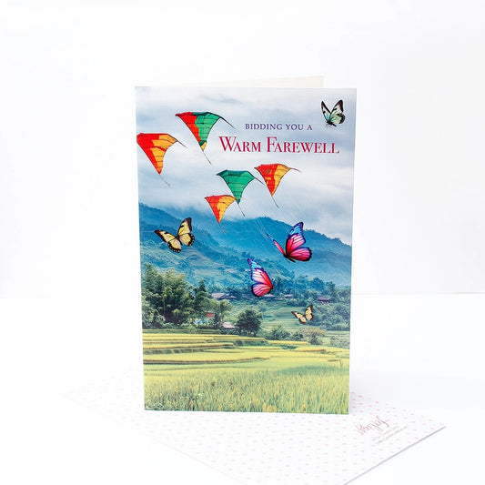 Bidding You A Warm Farewell Jumbo Greeting Card