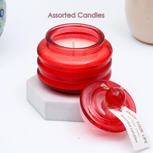 Red Floral Diary with UXR Perfume, Scented Candle and Keychain