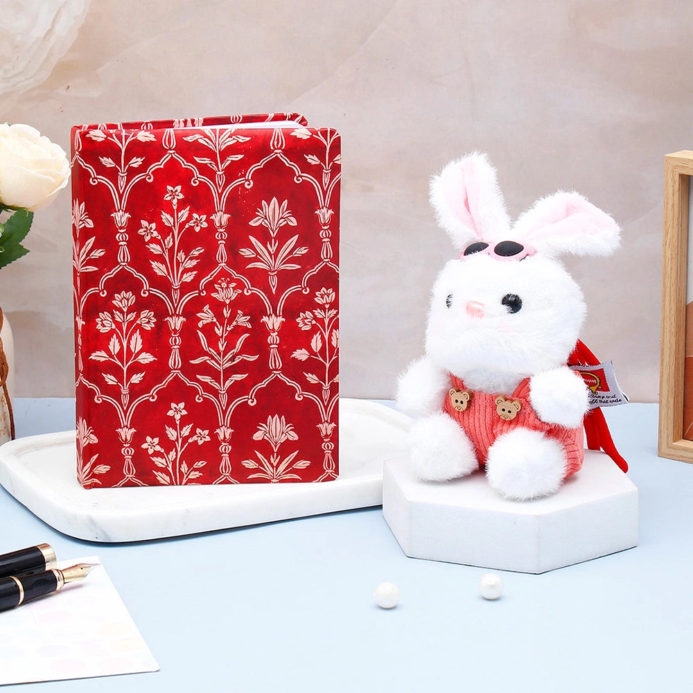 Gulbahar Diary & Bunny Keychain Combo