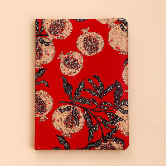 Pomegranate Grove Ruled Cushioned Diary