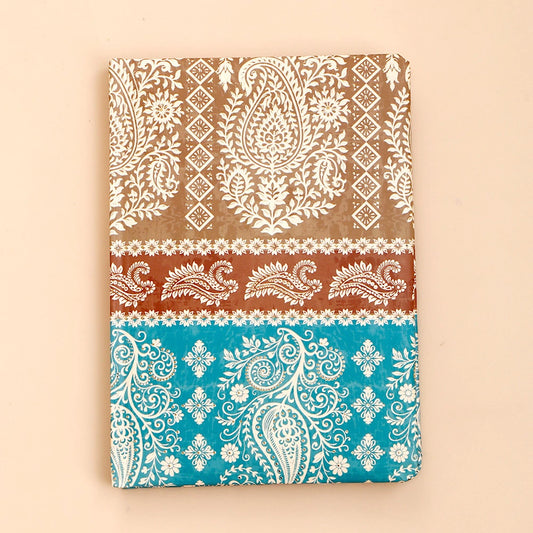 Kalamkari Bands Ruled Cushioned Diary