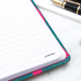 Spicy Chili Print Diary & Heart Bunny Keychain Combo