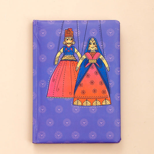 Jaipuri Kathputli Ruled Cushioned Diary