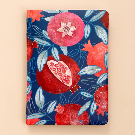 Crimson Garden Ruled Cushioned Diary