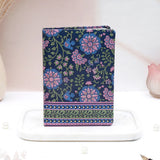 Navy Floral Diary with 01 Women Perfume, Tin Candle and Bunny Keychain