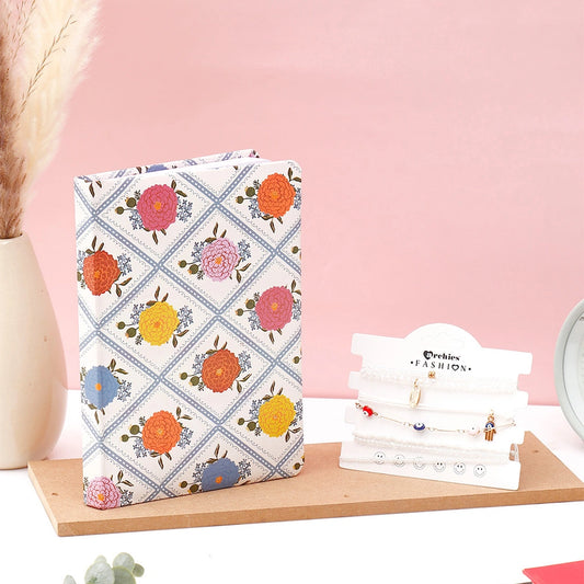 Archies Floral Trellis Print Notebook & Fashion Bracelet Set
