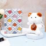 Fool Chawk Diary & Kitten Keychain Combo