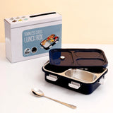 Navy Blue Stainless Steel Bento Box