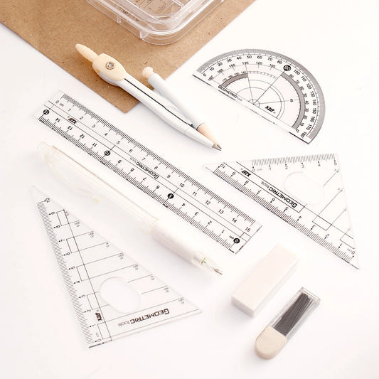 Geometry Set White Bear Donut