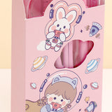Geometry Set Pink Space Girl