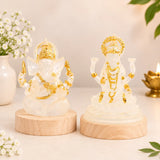 LED Shree Ganesh & Lakshmi Idol Set