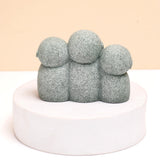 Jizo Monk Trio Set Of 4 Showpiece