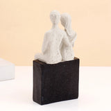 Couple with Golden Heart Showpiece