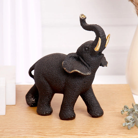 Lucky Elephant Pair Showpiece