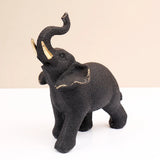 Black Lucky Elephant Showpiece