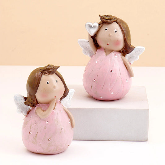 Chubby Angel Girls Showpiece