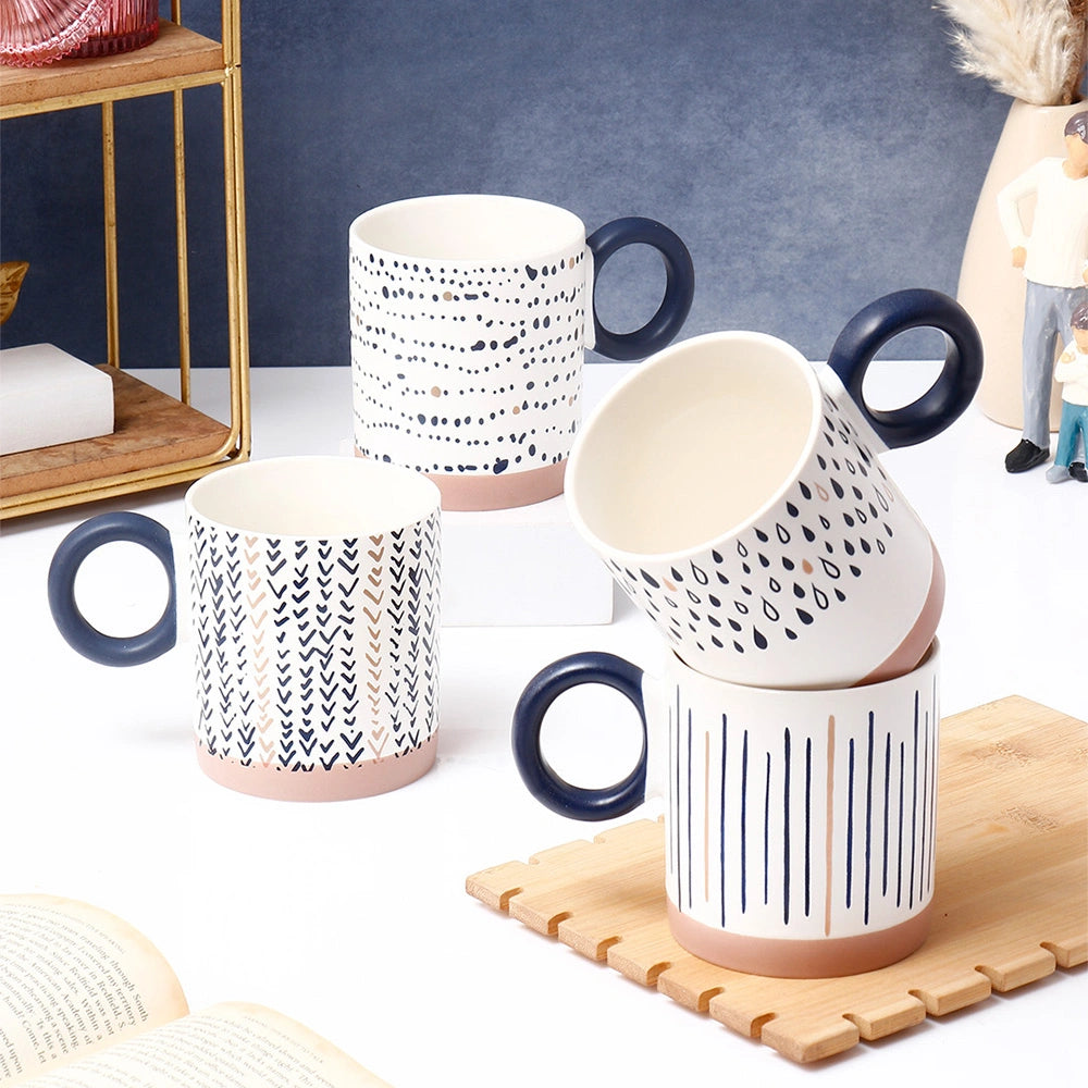 Sketch & Sip Set Of 4 Mugs