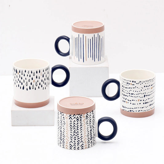 Sketch & Sip Set Of 4 Mugs