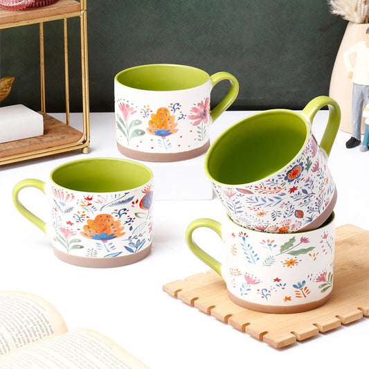 Garden Sip Set Of 4 Mugs