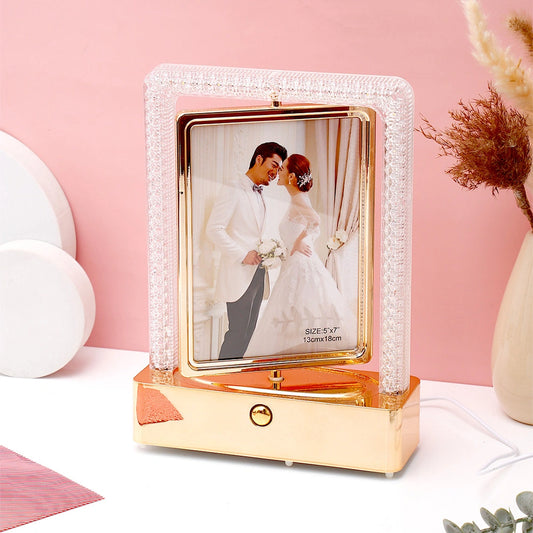 Luxury LED Rotating Photo Frame