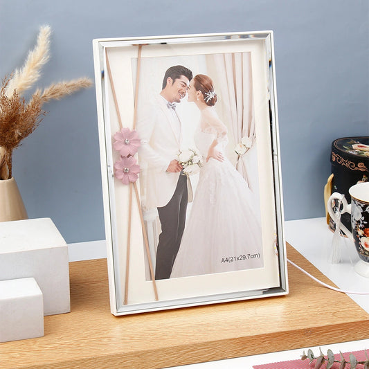 Floral LED Photo Frame