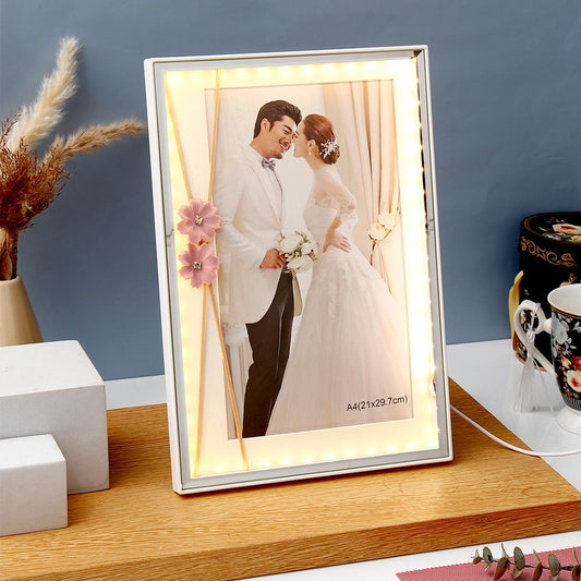 Floral LED Photo Frame