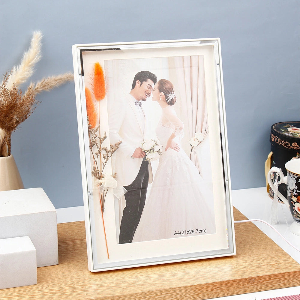 Botanical LED Photo Frame