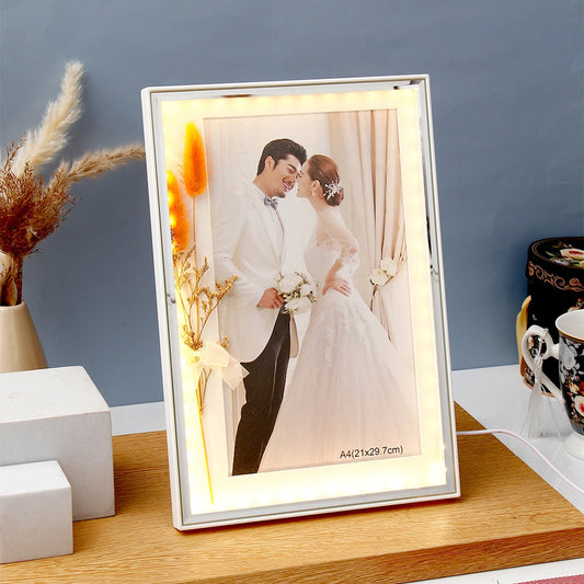 Botanical LED Photo Frame